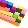 Papel Crepé de Colores Hecho a Mano Material para Flores de Papel DIY Rosa de Papel Papel Telescópico Papel Rizado Flor Hecha a Mano para Jardín de Infancia