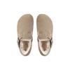 Zapatos Birkenstock de Estilo Nuevo para Mujer, Retro de Cobertura Total, Suela Gruesa, Cálidos, Peludos, Zapatos sin Cordones