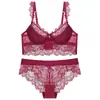 Conjunto de Sujetador Push-Up con Tirantes de Aro para Pechos Pequeños, Efecto Realzador y Redondeador, Conjunto de Sujetador Sexy, Conjunto de Sujetador Anticaída, Comercio Exterior Transfronterizo