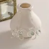 Pendientes largos colgantes de flor transparente tridimensional súper de hada geniales y limpios personalidad pendientes únicos estilo vacación en la playa ganchos para la oreja exquisitos