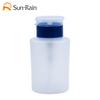 Shengqi Personalizado Plástico Pp Removedor de Esmalte de Uñas Agua Desmaquillante Aceite Botella de Agua para Uñas 150ml Botella de Esmalte de Uñas Bomba de Presión con Tapa Abatible