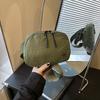 Bolsa de Ombro Transfronteiriça para Mulheres, Estilo Novo Simples, Cor Sólida, Casual, Bolsa de Ombro de Grande Capacidade, Bolsa Transversal Estilo Preguiçoso para o Dia a Dia