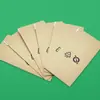 Pequeños accesorios para ferretería bolsa de embalaje de sobre de papel kraft amarillo chino sobre autoadhesivo autoadhesivo al por mayor