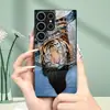 Adecuado para funda de teléfono Samsung S26ULTRA, funda protectora de tigre de la selva S24, funda de cristal templado A57, A07 animal