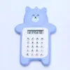 Suministro directo de fábrica mini calculadora linda con expresión de oso portátil y fácil de llevar pequeña calculadora de dibujos animados