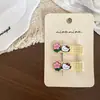 Novos Estilos Presilhas de Cabelo Infantis com Estampa Xadrez, Frutas e Animais, Grampos, Presilhas Laterais, Presilhas para Franja