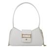 Bolsa de ombro simples e fashion feminina bolsa quadrada pequena estilo western nova de verão 2023 bolsa de ombro com corrente para o dia a dia moda