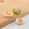 Rollo de Arroz Ramen Simulación Serie de Desayuno Juguete de Comida Hecho a Mano DIY Accesorios de Resina Colgante para Sombrero Adorno Pasador de Pelo