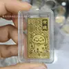 Adesivo de Telefone de Ouro Puro 999 para Riqueza Instantânea, com Adesivo Traseiro, Adesivo de Ouro 2mg, Presente Promocional para Lojas de Ouro em Transmissão ao Vivo