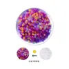 Cuentas Acrílicas de Colores Uv Cambia-Color Luminosas Accesorios para Joyería DIY Fabricación de Pulseras Collares Cuentas