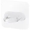 Gancho em forma de anel, gancho adesivo forte, suporte de parede multifuncional para varão de cortina de uso doméstico, prateleira de armazenamento fixa sem marcas para cozinha e banheiro