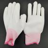 Guantes con Recubrimiento de PU Fábrica de Electrónicos Libre de Polvo Recubrimiento Antiestático Protección Laboral Al por Mayor Dedos Recubiertos de PU H1 Antideslizante Multiusos