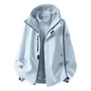 Chaqueta 3 en 1 Lluvia de Luo Tuo Armor Cortavientos Impermeable Cálida para Montañismo para Xizang