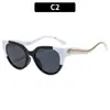 Óculos de Sol Europeus e Americanos Estilo Cat-Eye Street Style Cobra Retrô Tendência Proteção Solar Feminina Direção Moda Outdoor Óculos de Sol Transfronteiriços