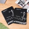Pasta Porta Partituras Musicais A4 Não Refletiva, Pasta de Arquivo Musical, Pasta para Partituras de Piano, Pasta Inserível de 8 Camadas, Álbum de Música, Álbum de Fotos