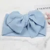 Flor de Bolha Crianças Milho Grãos Laço Grande Faixa de Cabelo Lenço de Cabeça Adereço de Cabeça para Foto de Recém-nascido Acessórios de Cabelo