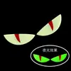 Pegatinas Luminosas 3D Ojo de Diablo de Motocicleta Calcomanías Ojo de Gato Adecuadas para Pegatinas de Decoración de Vehículos Eléctricos