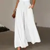 Calças Longas Casuais Largas Tendência Moda Primavera/Verão Europeia e Americana 2025 para Mulheres - AliExpress Amazon