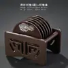 Conjunto de Porta-Copos de Baquelite Pad Isolante para Cerimônia do Chá Porta-Copos para Escritório Acessórios para Conjunto de Chá Kung Fu Bandeja de Chá Doméstica Antiderrapante Antiqueimaduras