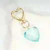 Personalidade Popular Transfronteiriça Doce Feminina Coração Forma Acrílico Cristal Bolsa Criativa Chaveiro Pingente