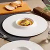 Plato de Cena Cerámico Casual y Creativo, Comida Francesa, Comida Occidental, Plato de Comida Italiana, Plato para Fideos, Plato de Postre, Plato Personalizado de Alta Apariencia para Snacks