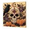 Bestseller transfronterizo pintura de diamantes de perlas serie de calaveras fantasma de bricolaje pintura de perlas punto de diamante set de Halloween