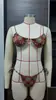 Bikini Transfronterizo Nuevo 2026 Conjunto Europeo y Americano de Tres Piezas Estilo Bohemio Accesorios Metálicos Ropa de Baño Sexy para Playa