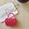 Bolso Pequeño de Acrílico Transfronterizo de Verano Nuevo con un Toque de Alta Gama, Bolso Cruzado de Hombro para Mujer Moderno con Estampado
