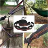 Correas de Hamaca Transfronterizas, Correas de Extensión para Ajuste de Columpio, Correas Tejidas con Bucle, Cuerdas de Extensión de Instalación Rápida para Camping al Aire Libre