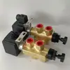 Válvula Solenoide Quatro Vias Duas Posições A102Ed Válvula de Escape de Lama Válvula Solenoide de Reversão Quatro Vias Duas Posições Dfl24-12