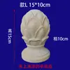 Talla Redonda de Madera Maciza, Pieza Pequeña de Madera, Talla Redonda Maciza, Pilar de Cabecera de Cama, Pasamanos de Escalera, Capitel Decorativo de Madera