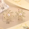 Brincos simples de pérolas geométricas da moda 2024, novo design da Coreia do Sul, brincos elegantes de celebridades da Internet, brincos de pino de prata
