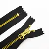 Cremallera YKK en Stock No. 5 Cremalleras Metálicas Doradas de Cobre Cerradas para Bolsas Hechas a Mano, Bolsillos, Tapas y Maletas