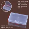 Caja Rectangular de Plástico PP Caja de Almacenamiento Cuadrada con Tapa Caja de Almacenamiento Transparente para Piezas Caja de Empaque para Joyería Caja Organizadora