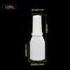 Botella pulverizadora de plástico en polvo de 10-20g Botella pulverizadora de PE Botella dispensadora de polvo Spray Botella de polvo para spray nasal Botella de plástico