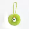 Adorno de Bola de Pelo de Conejo Sintético para Árbol de Navidad, Colgante Decorativo de Bola de Felpa, Accesorios de Bola de Pelo, Regalo de Navidad, Venta al por Mayor desde el Fabricante
