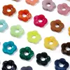 Accesorios de Colgante para Bolso, Pendientes, Collar DIY de Flor de Cinco Pétalos, Perforación Media, Acrílico Retro Transfronterizo Europeo y Americano, 26 mm