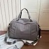 Bolsa tote de nylon estilosa, de grande capacidade e alta qualidade, nova coleção 2026, cor macaron, bolsa expansível, bolsa transversal