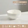 Color bajo esmalte hogar alta calidad cerámica vajilla apta vajilla simple tazón para comer plato plato set combinación diy