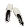 Versión de Piel de Oveja ~ Zapatos de Ballet, Zapatos Planos, Mocasines Redondos con Moño para Mujer, Cómodos Zapatos de Abuela