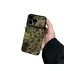 Funda de teléfono vintage con tono verde para pintura al óleo, adecuada para iPhone 17 Pro, Apple 16, anticaída, cobertura total, funda suave de alta gama 15