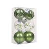 Suprimentos de Natal PET transparente bola de Natal bola de plástico bola de Natal caixa de presente decorações de árvore de Natal peças penduradas