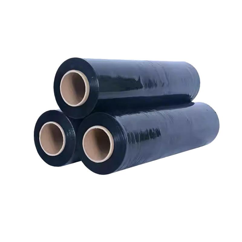 缠绕膜黑色-白底