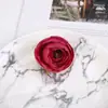 Cabezas de Flores Artificiales en Colores Otoñales, Rosas de Té, Flores de Seda para Bodas al por Mayor, Decoración de Habitaciones de Boda, Suministros del Fabricante de Decoraciones Artificiales de Alta Calidad para Bodas