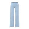 Pantalones Casuales de Estilo Americano para Chica Fitness con Volantes de Cintura Baja Verano Ligeros Adelgazantes Sueltos Pierna Recta Pierna Ancha Pantalones de Yoga