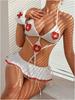 Fuente transfronteriza Europa y Estados Unidos nuevo sexy tentación cinta enfermera juego de rol sexy traje de lencería hueco femenino