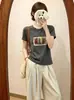 Camiseta de algodón acanalado de trece filas, fuente física, para mujer, directo de fábrica, top de manga corta ajustado, suministro exclusivo segunda tanda de verano