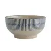 Set de Bol y Plato de Alto Valor Estilo Japonés Vajilla de Cerámica Tazones Caseros Platos Bol para Ramen de Alto Valor Palillos Ama de Casa Moderna