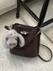 Bolso de Mujer Retro de Nicho de Moda Tendencia 2025 Nuevo Bolso Cruzado Versátil Casual Bolso de Mano de Gama Alta Bolso Cubo