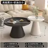Mesa de Centro para Sala de Estar, Nuevo Modelo 2026, Apartamento Pequeño, Simple, Lujo Ligero, Sensación de Alta Gama, Redonda, Moderna, Mesa Auxiliar Minimalista, Mesa Pequeña